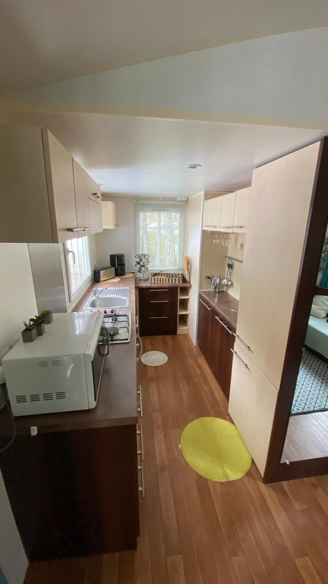 Mobilhome Comfort A La Montagne Saint-Auban  Bagian luar foto