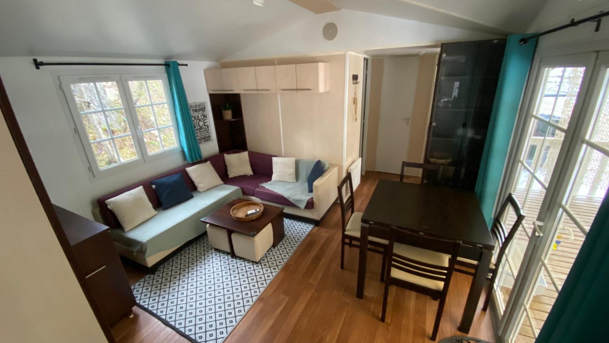 Mobilhome Comfort A La Montagne Saint-Auban  Bagian luar foto
